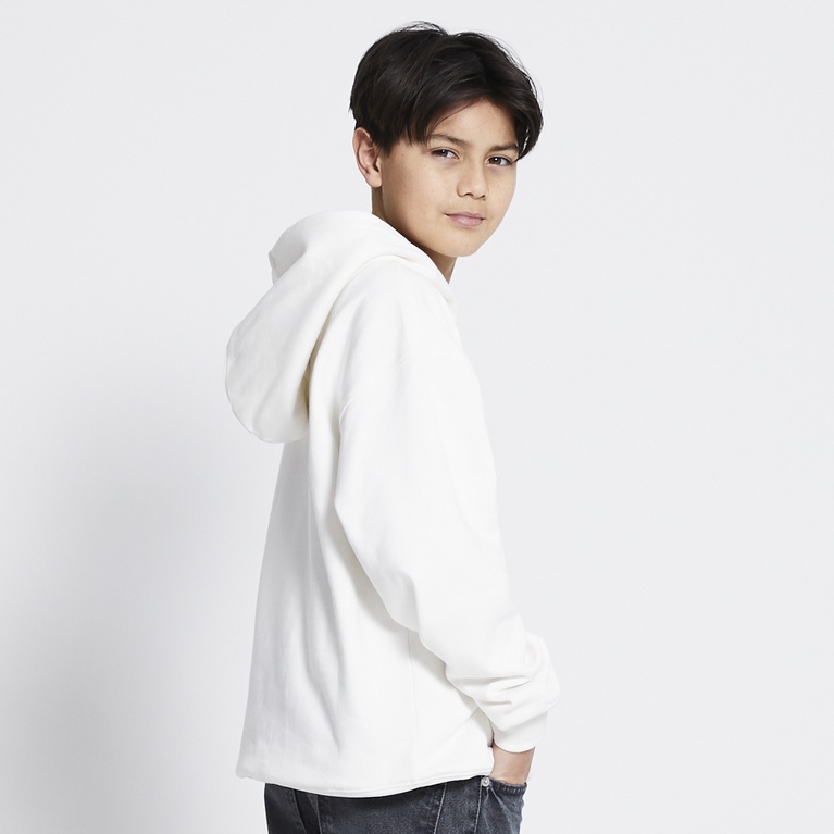 Printed hoodie "Logan" Off white